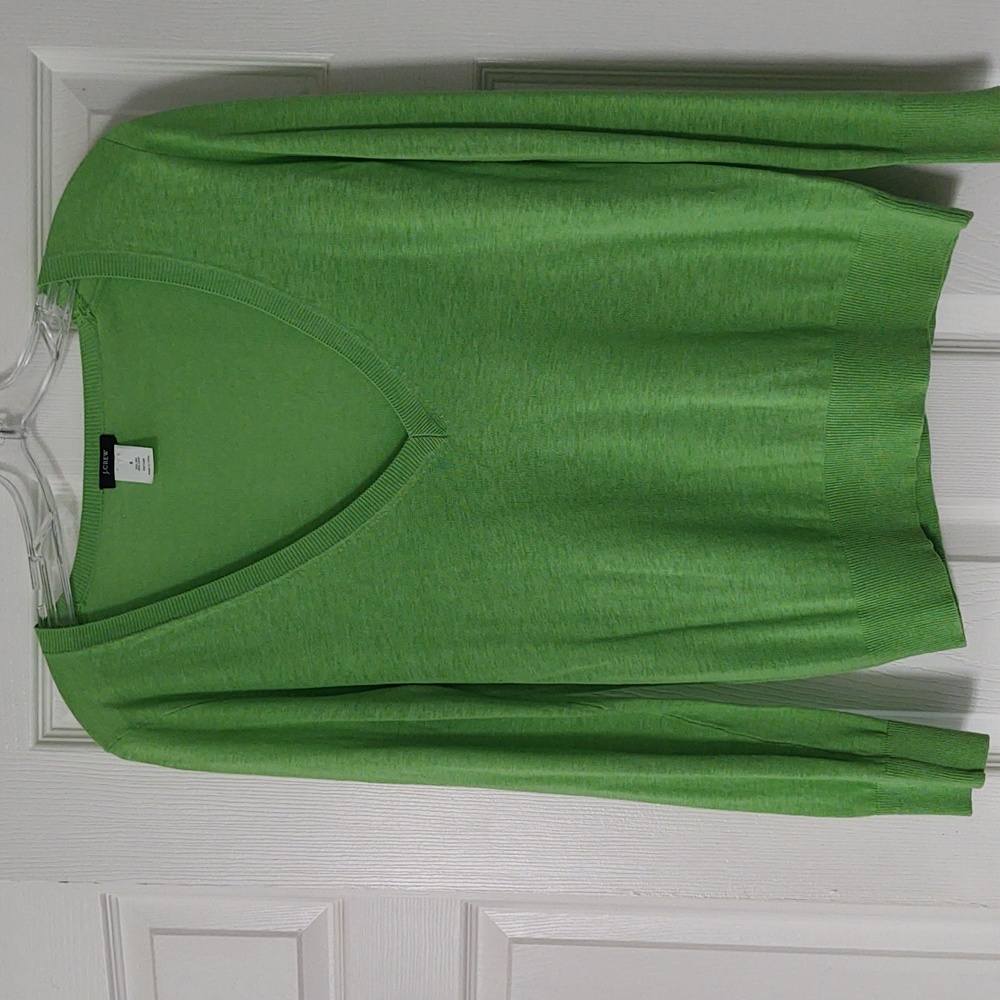 J. Crew tissue weight v-neck sweater